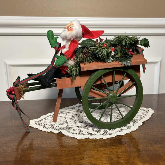 MCM Annalee Santa doll Holiday centerpiece - Picture 3 of 11